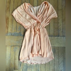 Orange Satin Zara Dress